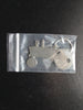 Tractor Keychain, Backpack Tag, Zipper Pull, Personalized Tractor Gift, Steel, Metal