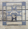 Barn Quilt With Old Tractor  (16'' x 16'') - Burke Metal Work