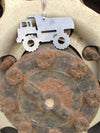 Dump Truck Metal Ornament, Decor, Keepsake, Gift - Burke Metal Work