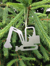 Mini Excavator Metal Ornament, Decor, Gift, Keepsake - Burke Metal Work