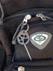 Paw Print Keychain, Pet keychain, Backpack Tag, Zipper Pull, Personalized Gift, Pet Memorial, Steel, Metal