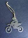 Dirt bike Girl Ornament - Burke Metal Work