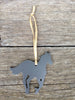 Horse Ornament, Raw Steel, Metal - Burke Metal Work