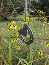 Horse Shoe With Heart Metal Ornament - Burke Metal Work