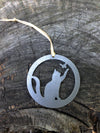 Cat Metal Ornament - Burke Metal Work