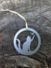 Cat Metal Ornament - Burke Metal Work