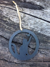 Cat Metal Ornament - Burke Metal Work