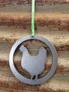 Chicken Christmas Ornament - Burke Metal Work