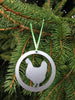 Chicken Christmas Ornament - Burke Metal Work