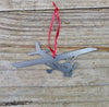 Single Prop Airplane Metal Ornament Keepsake Souvenir - Burke Metal Work