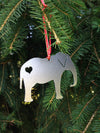 Elephant Metal Ornament, Keepsake, Souvenir, Nursery, Zoo Animal, Safari Decor - Burke Metal Work