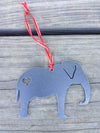 Elephant Metal Ornament, Keepsake, Souvenir, Nursery, Zoo Animal, Safari Decor - Burke Metal Work