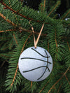 Basketball Metal Ornament, raw steel, keepsake, souvenir - Burke Metal Work