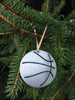 Basketball Metal Ornament, raw steel, keepsake, souvenir - Burke Metal Work