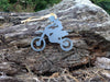Dirt bike Girl Ornament - Burke Metal Work
