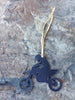 Dirt bike Girl Ornament - Burke Metal Work