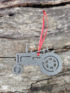 Old Tractor Ornament, silhouette of a farmall - Burke Metal Work