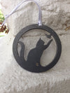 Cat Metal Ornament - Burke Metal Work