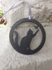 Cat Metal Ornament - Burke Metal Work