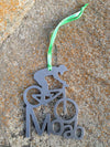 Moab Mountain Bike Ornament Souvenir - Burke Metal Work