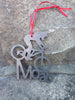 Moab Mountain Bike Girl Ornament Souvenir - Burke Metal Work