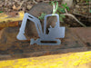 Mini Excavator Metal Ornament, Decor, Gift, Keepsake - Burke Metal Work