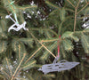 Hydrofoil Board With Ski Boat Metal Ornament Keepsake Souvenir - Burke Metal Work