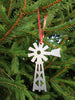 Windmill Ornament Country Christmas Farmhouse Decor Steel - Burke Metal Work