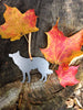 Border Collie Dog Silhouette Metal Ornament - Burke Metal Work