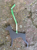 Doberman Dog Metal Ornament - Burke Metal Work