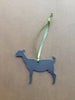 Goat Ornament, Farm Animal, Country Decor, Raw Steel, Metal - Burke Metal Work