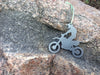 Dirt bike Boy Ornament - Burke Metal Work