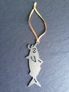 Fish On A Hook Metal Ornament - Burke Metal Work