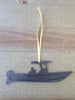 Boat, Center Console Metal Ornament - Burke Metal Work