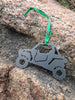 Metal UTV Christmas Ornament, Side by Side, SxS - Burke Metal Work