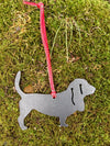 Basset Hound Dog Metal Ornament - Burke Metal Work