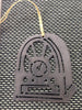 Vintage Old Radio metal ornament keepsake souvenir - Burke Metal Work