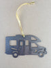RV Metal Ornament, camper, motorhome
