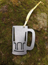 Beer Mug Metal Ornament, Party Favor, Wedding Favor - Burke Metal Work