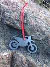 Dirt bike Ornament - Burke Metal Work