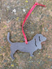 Basset Hound Dog Metal Ornament - Burke Metal Work