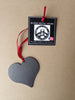Valentine Heart Metal Ornament, Personalize With Text - Burke Metal Work