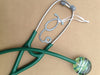 Stethoscope Metal Ornament, Nurse, Doctor, EMT, Veterinary, Technician - Burke Metal Work