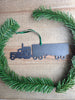 Semi Truck With Trailer Metal Ornament - Burke Metal Work