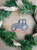 Farm Tractor Metal Ornament - Burke Metal Work