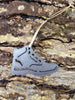 Hiking Boot Metal Ornament - Burke Metal Work