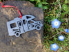 RV Metal Ornament, camper, motorhome