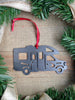 RV Metal Ornament, camper, motorhome
