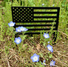 American Flag Metal Yard Sign
