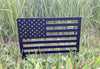 American Flag Metal Yard Sign